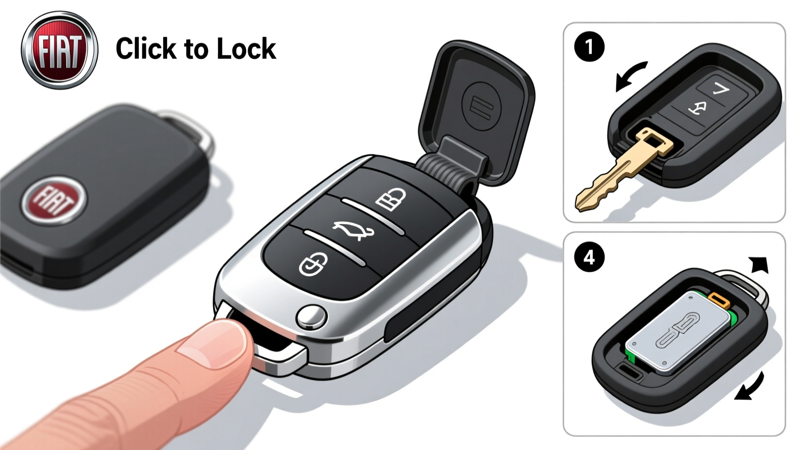 fiat 500 key cover installation guide