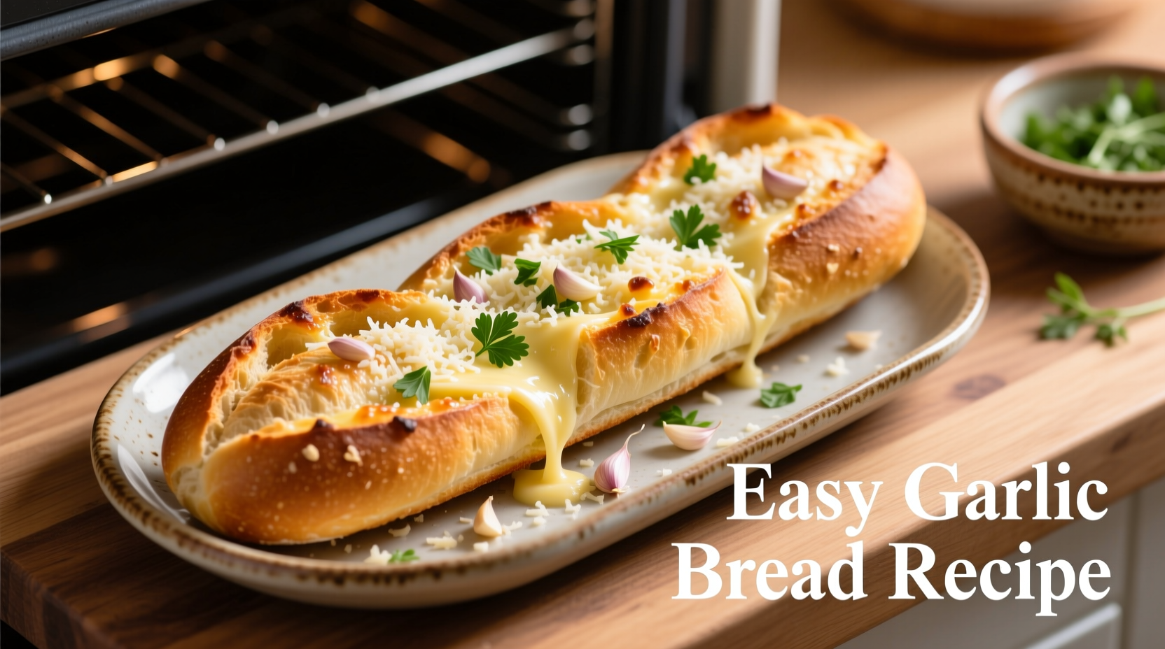 how to make garlic bread with bread