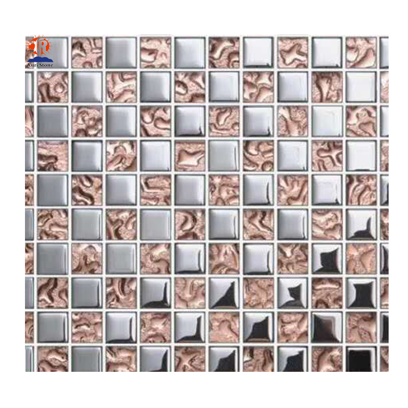Good price 30X30cm blue Glass mosaic for swimming pool tiles