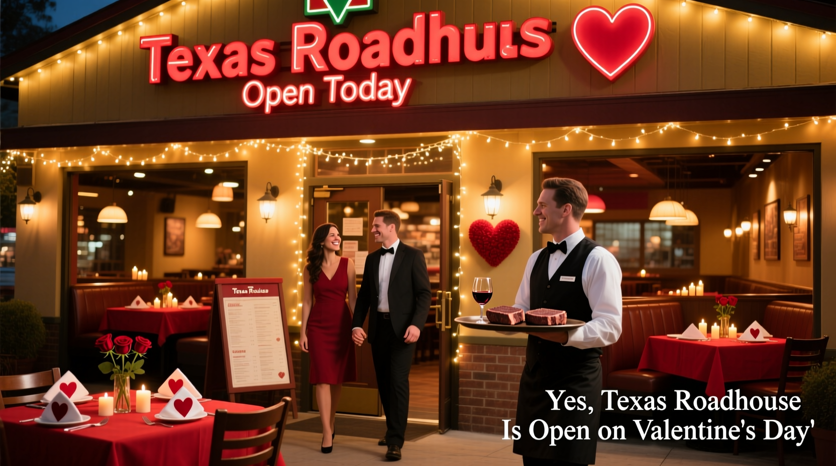is texas roadhouse open on valentines day