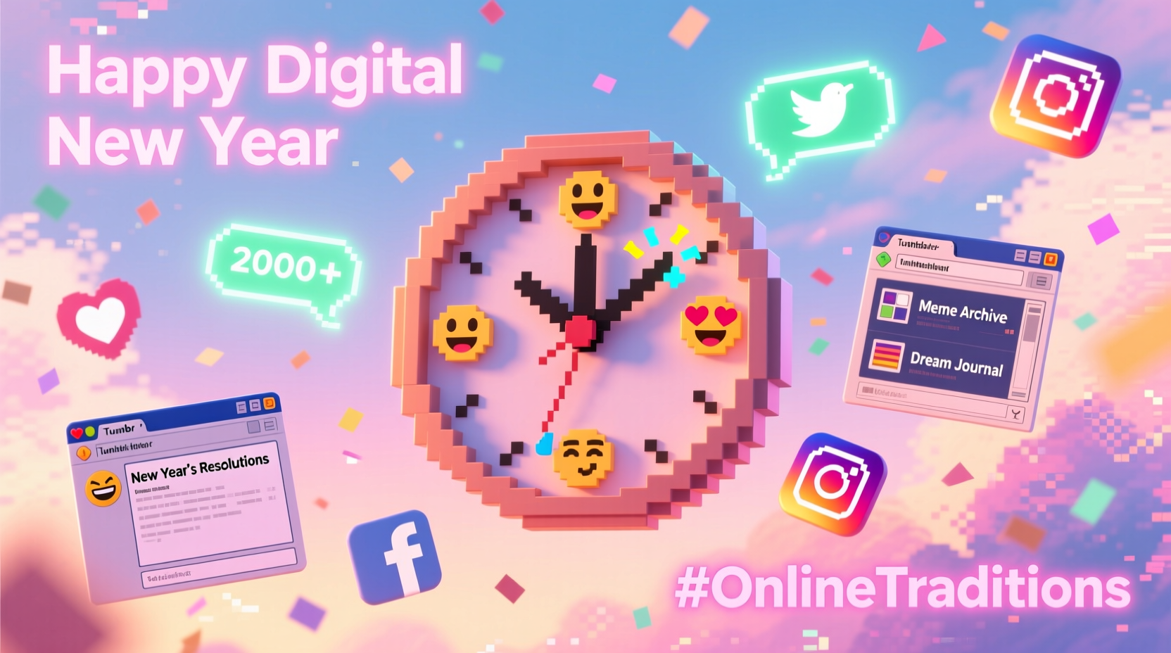 A Very Tumblr New Year: Celebrating Online Culture \u0026 Digital Traditions, image size:1664x928