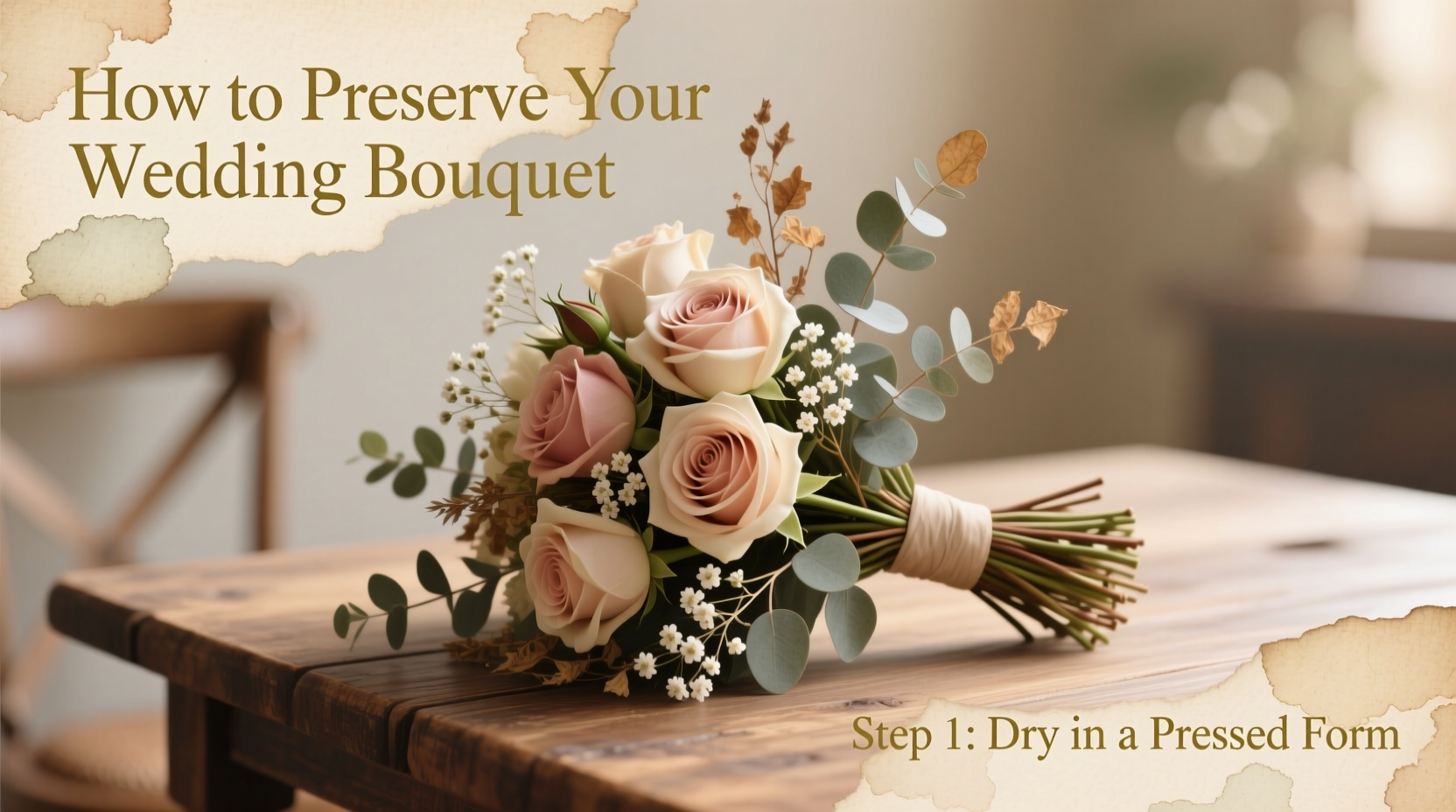 how to preserve wedding bouquet