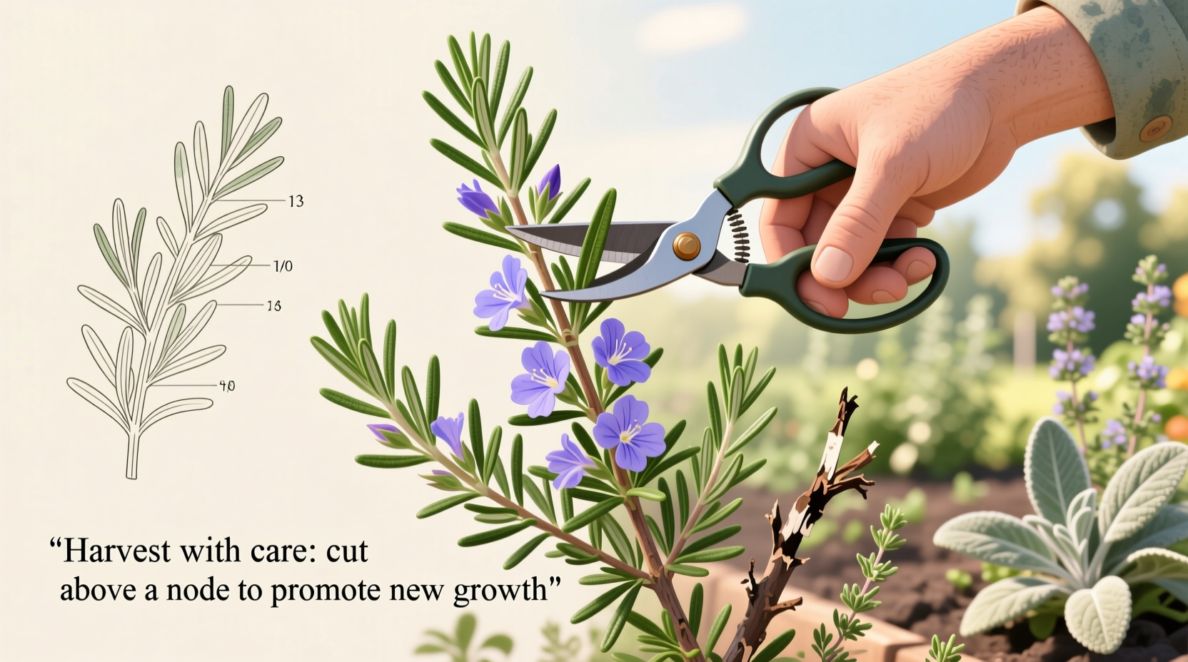 how do you harvest rosemary