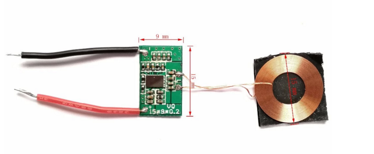 OEM ODM customized 15mm micro size wireless charging module design for smart watch