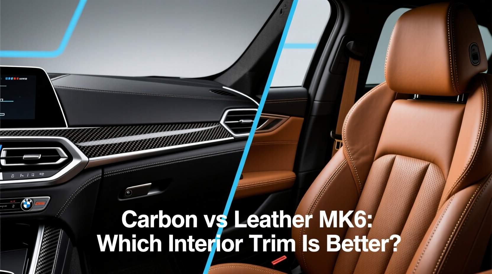 carbon vs leather mk6