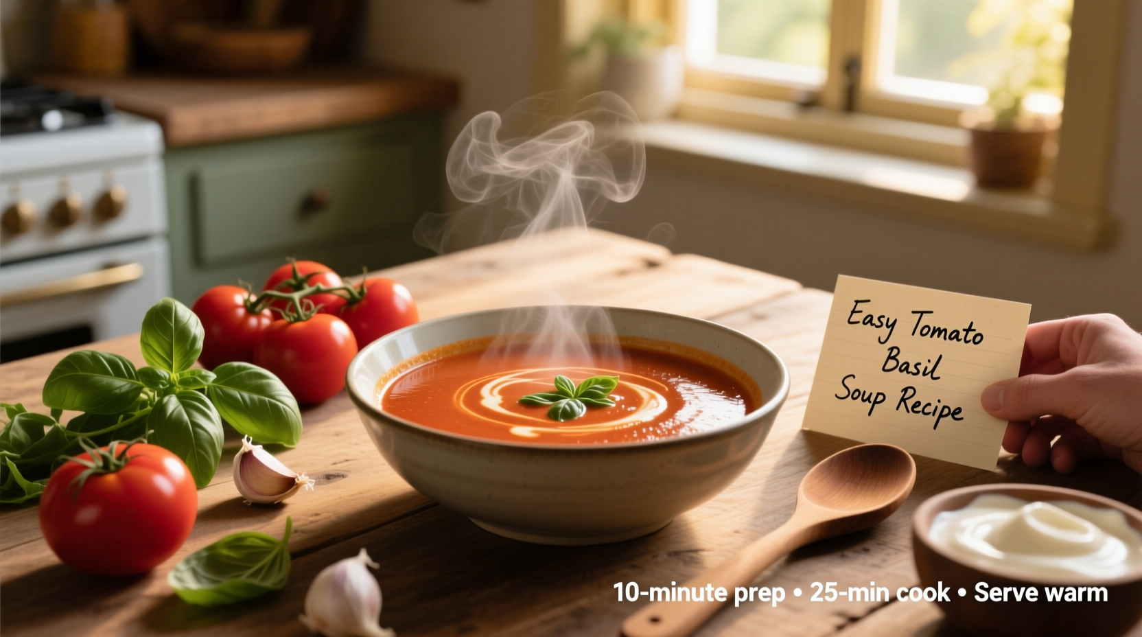 how to make tomato basil soup