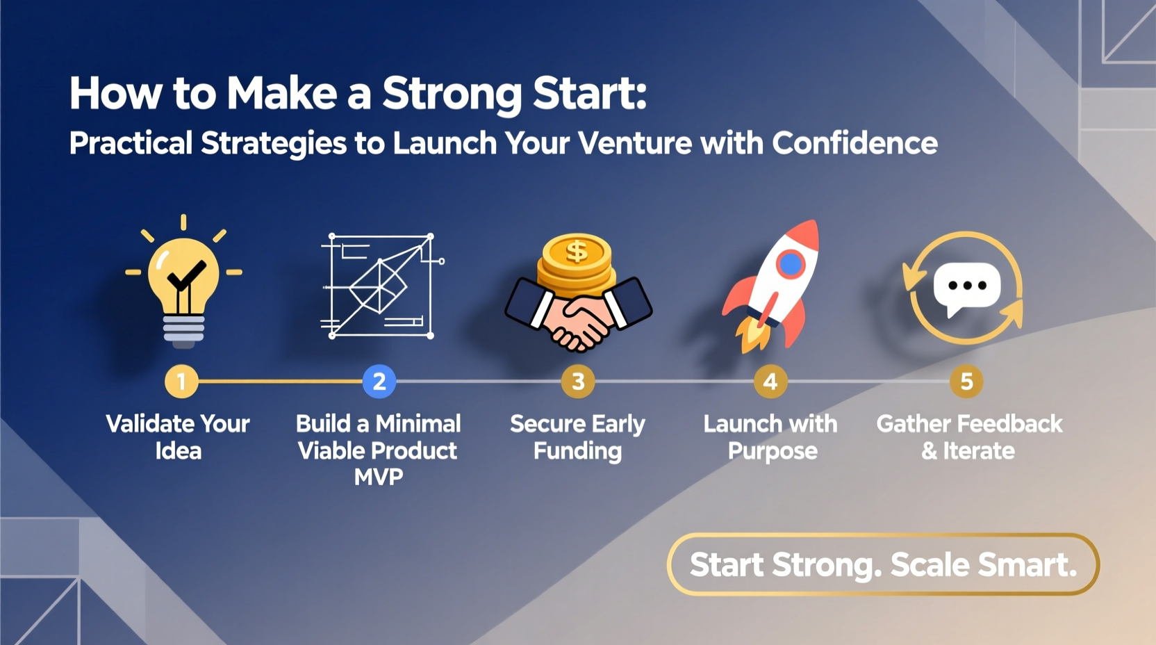 how to make a strong start practical strategies to launch your venture with confidence