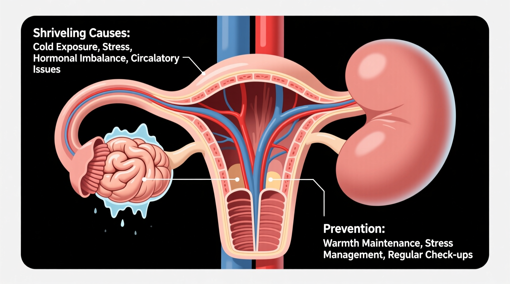 why do my balls shrivel up causes treatment prevention