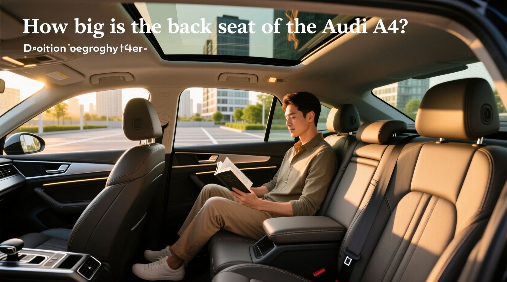 How to Choose Audi A4 Rear Seat: How Big Is the Back Seat?