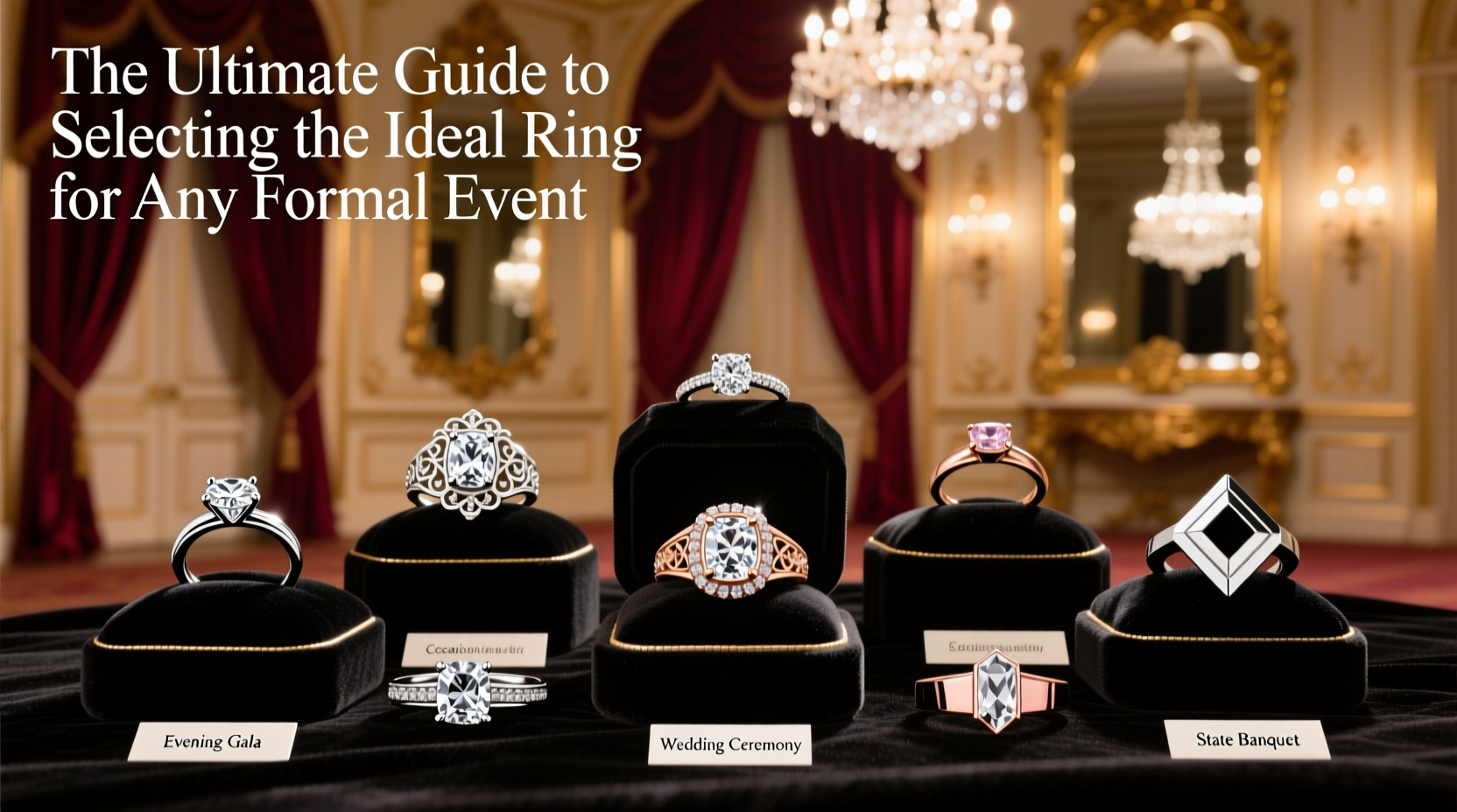 a complete guide to selecting the ideal ring for any formal event