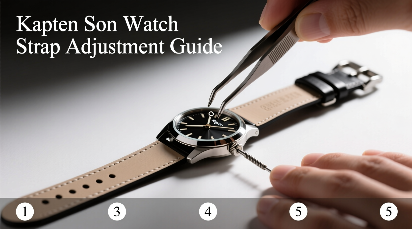 step by step guide how to resize your kapten son watch for the perfect fit