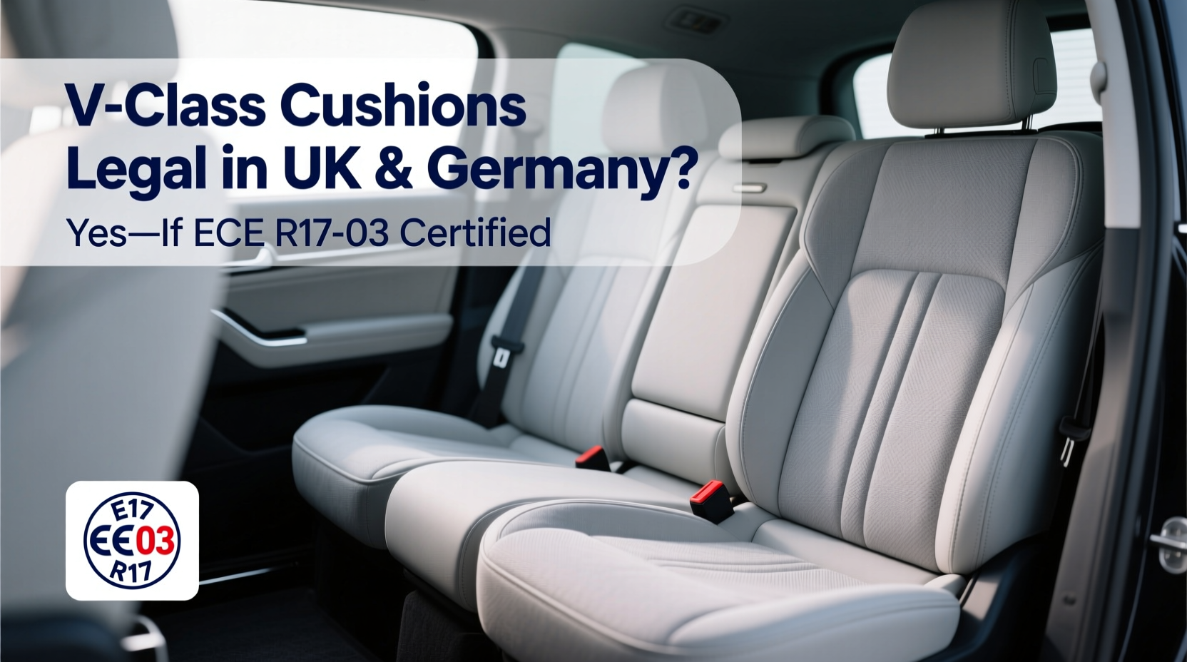 v class cushions uk germany legality