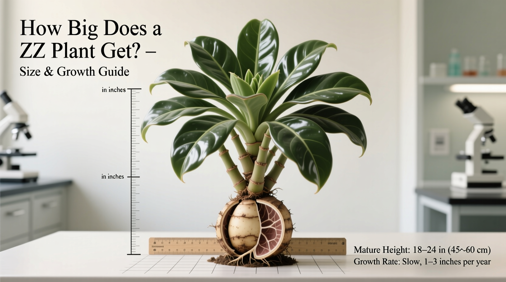 How Big Does a ZZ Plant Get? Size & Growth Guide