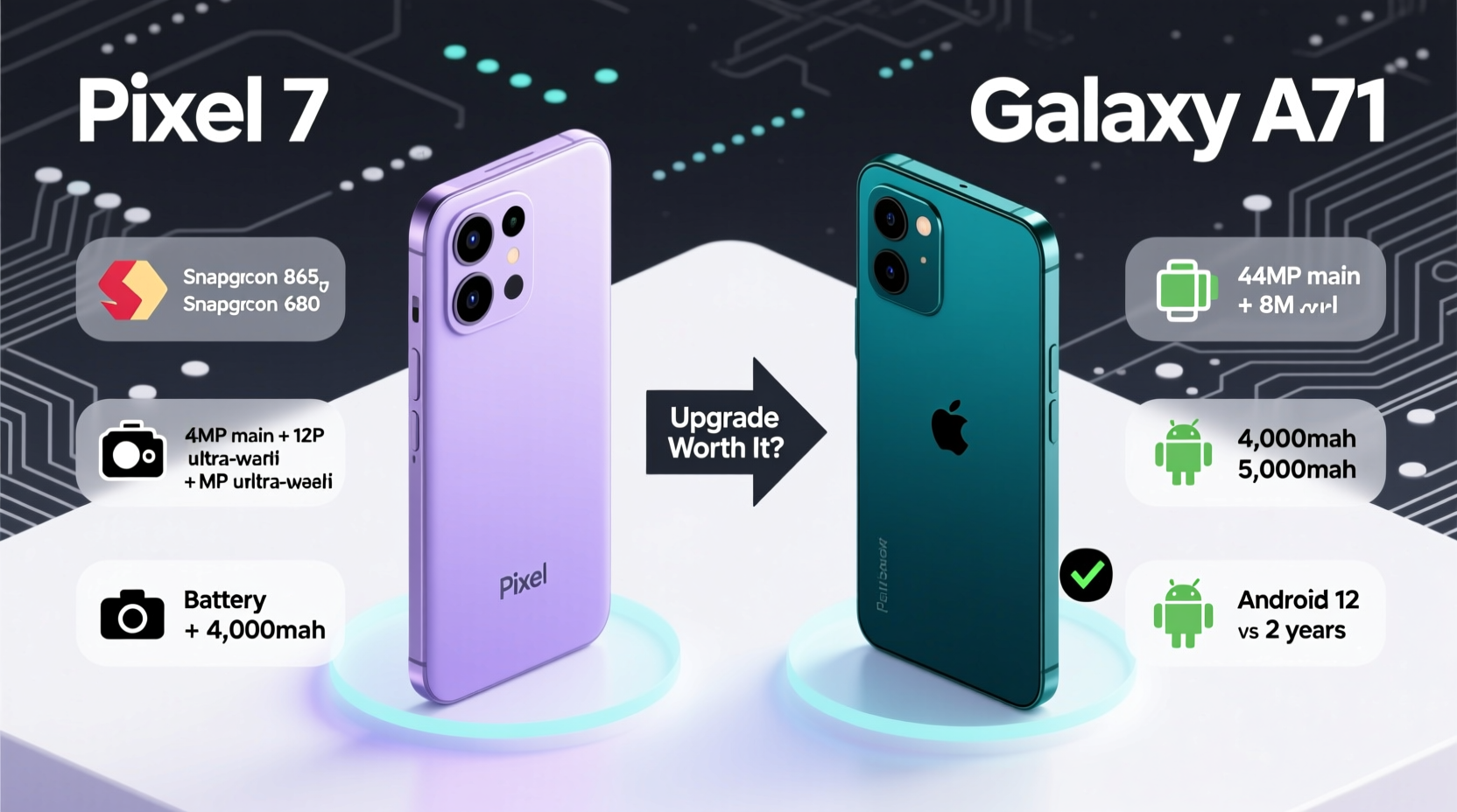 pixel 7 vs galaxy a71 is the upgrade really worth it or just hype