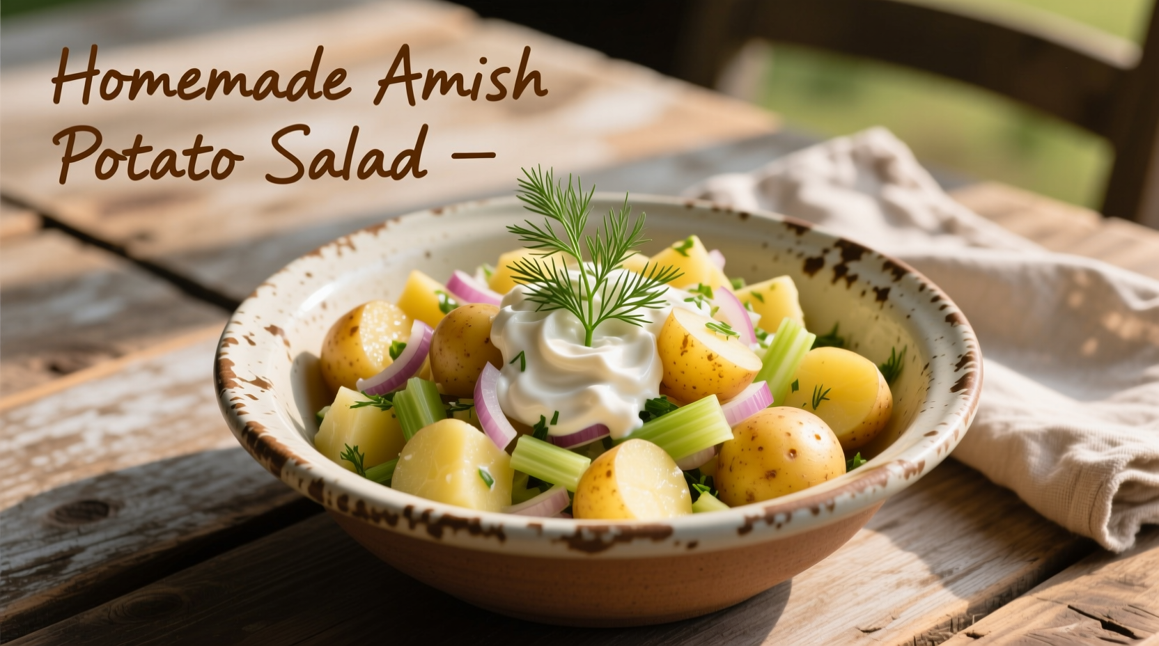 Authentic Amish Potato Salad Recipe and History