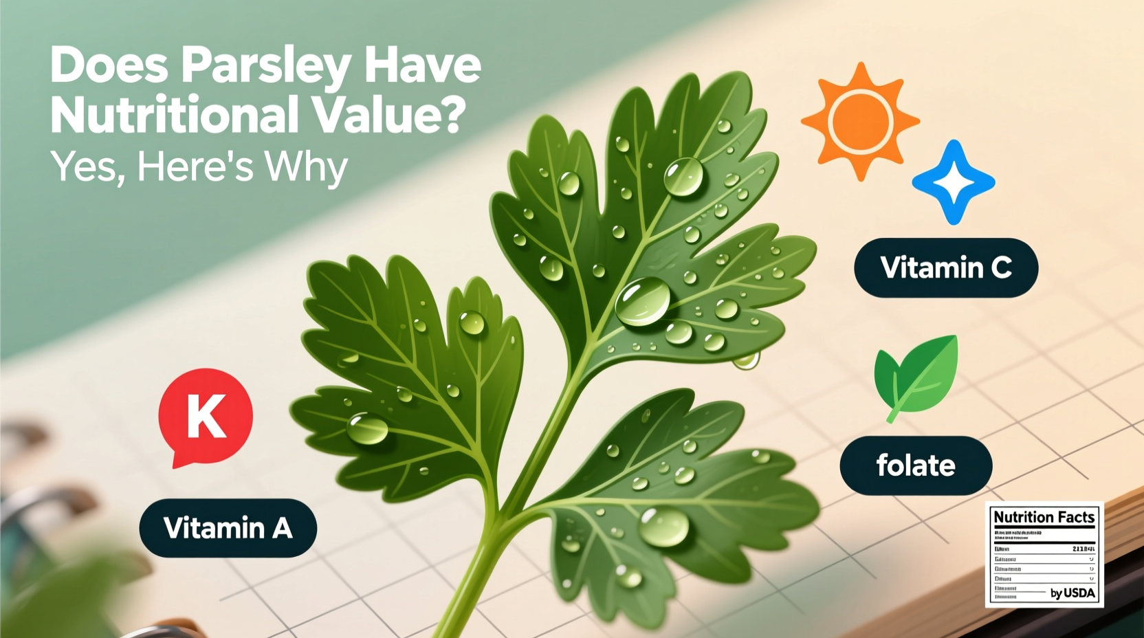 does parsley have any nutritional value