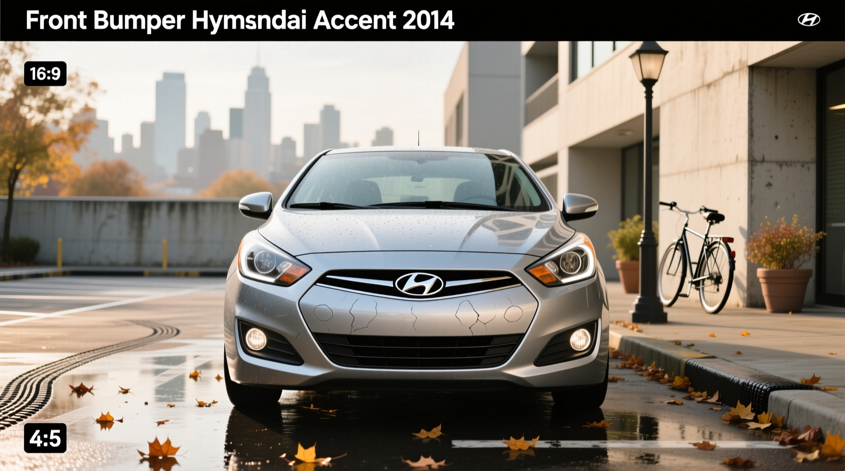 2014 hyundai accent front bumper guide