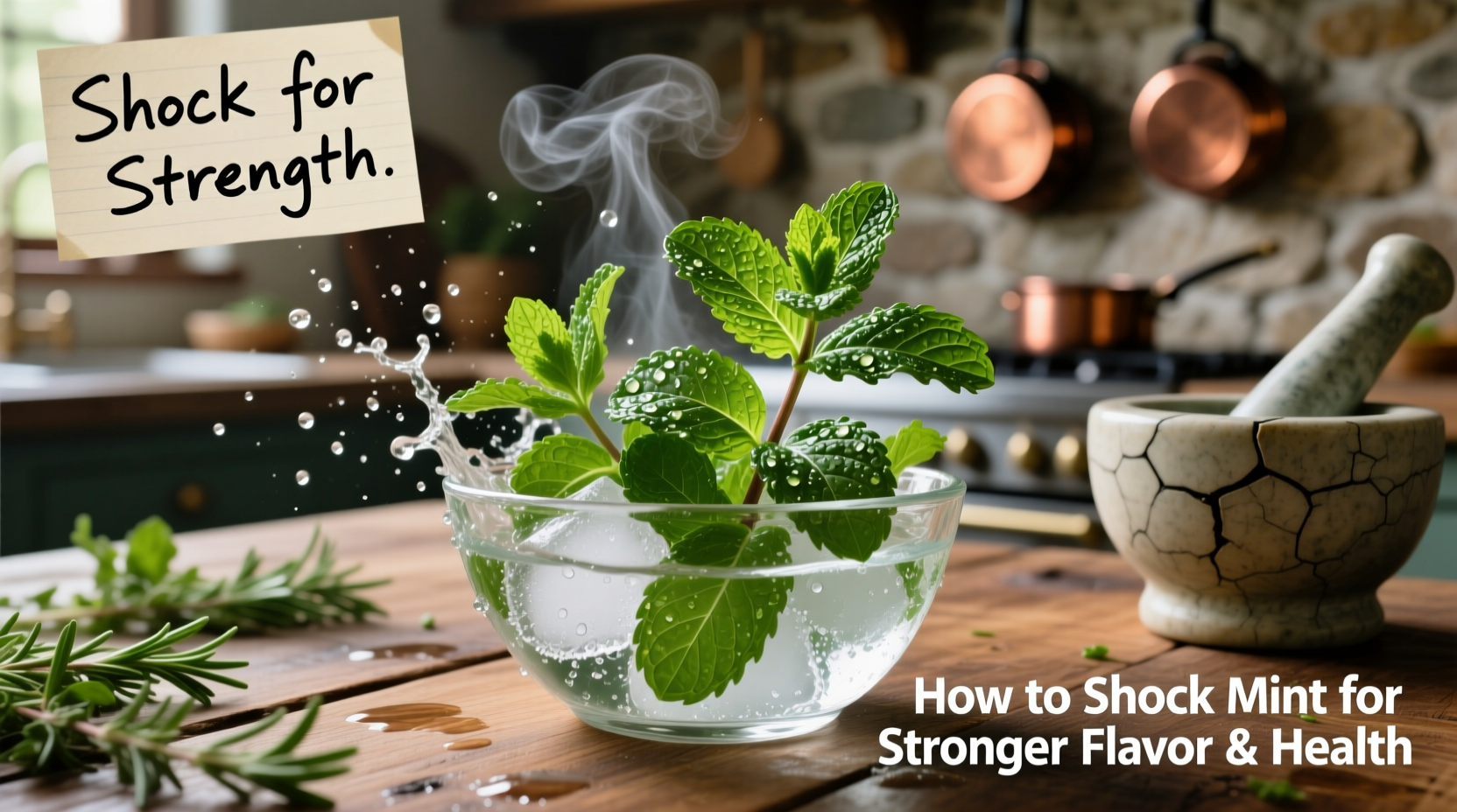 How to Shock Mint for Stronger Flavor & Health