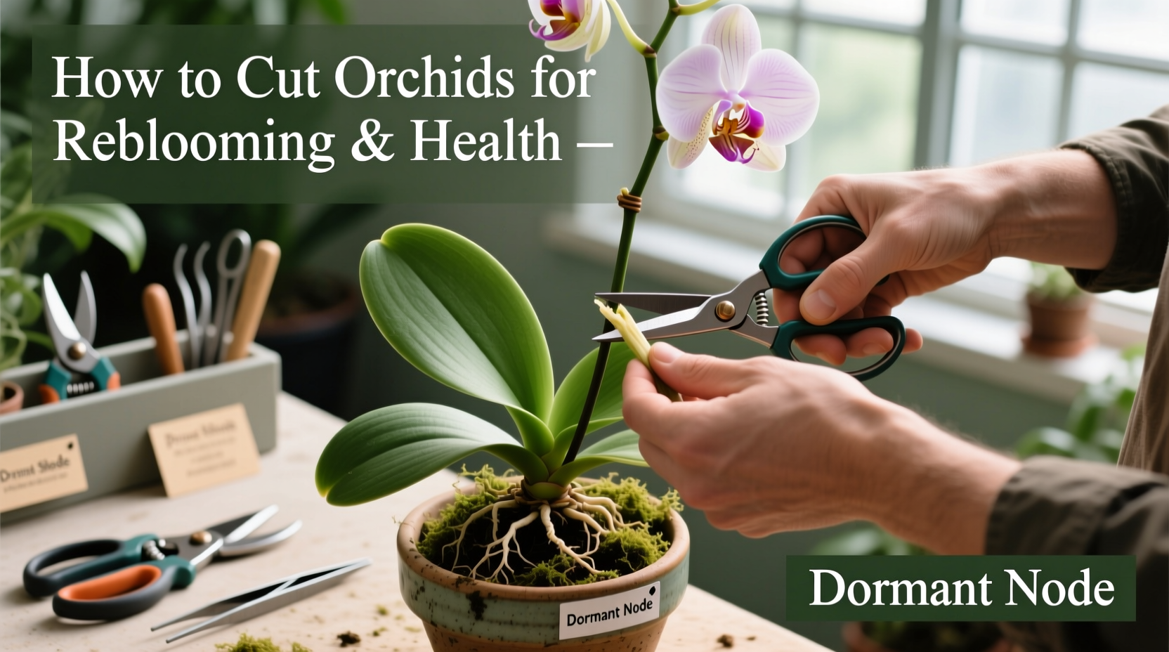 how to cut orchids
