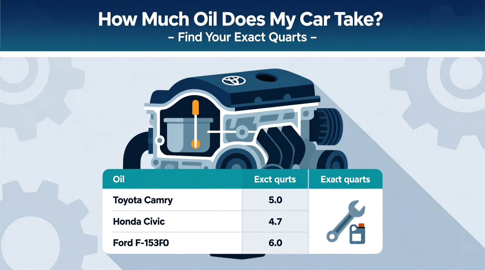 how much oil does my car take