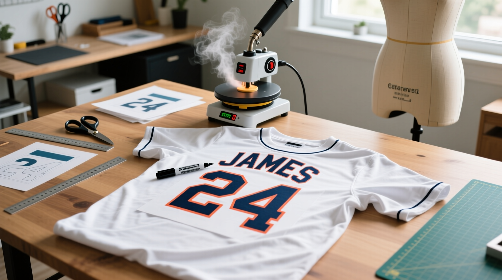 step by step guide to personalizing fan baseball t shirts with names and numbers at home