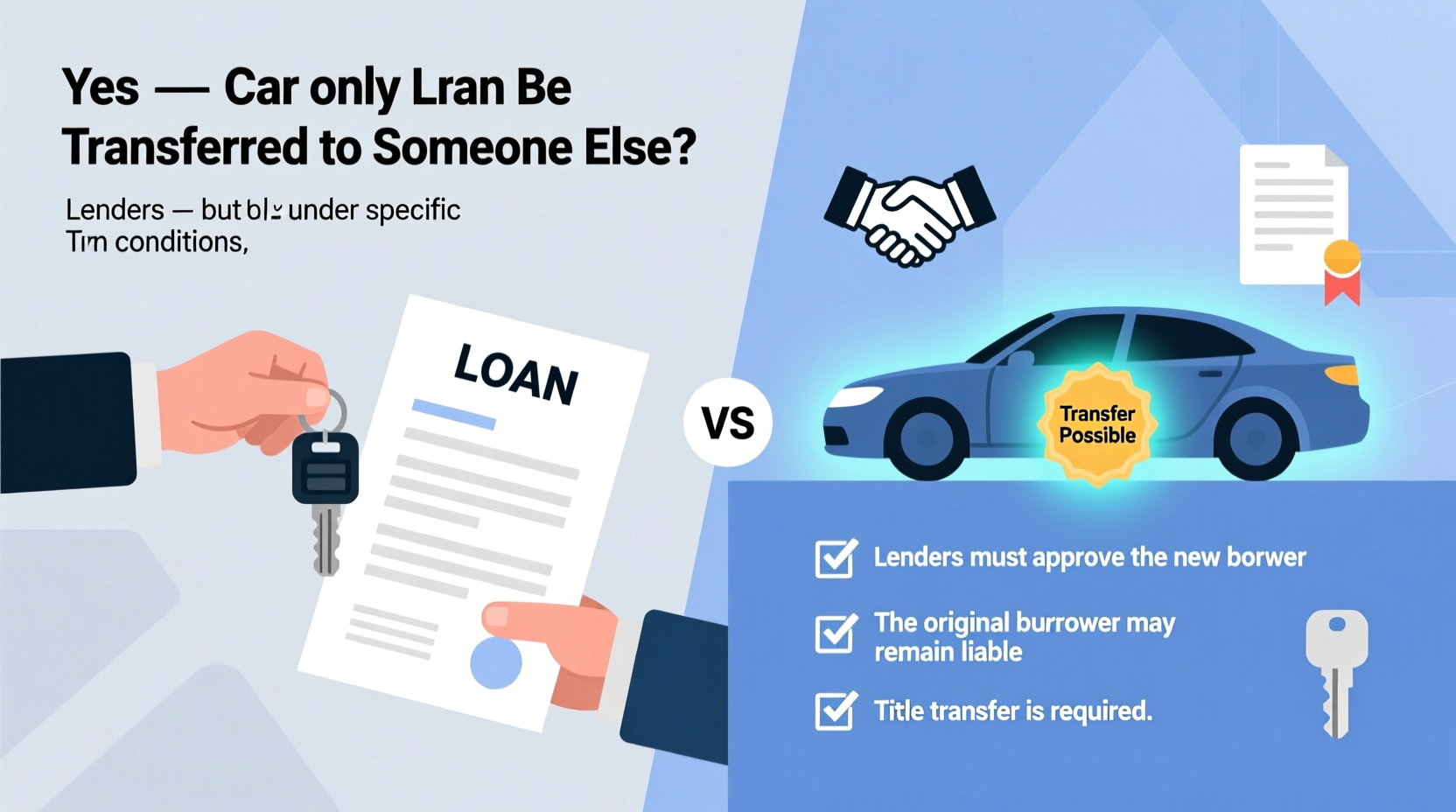 can a car loan be transferred to someone else