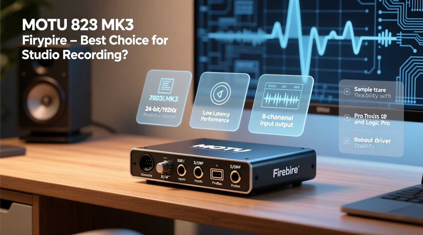 sound card audio interface motu 828 mk3 firewire