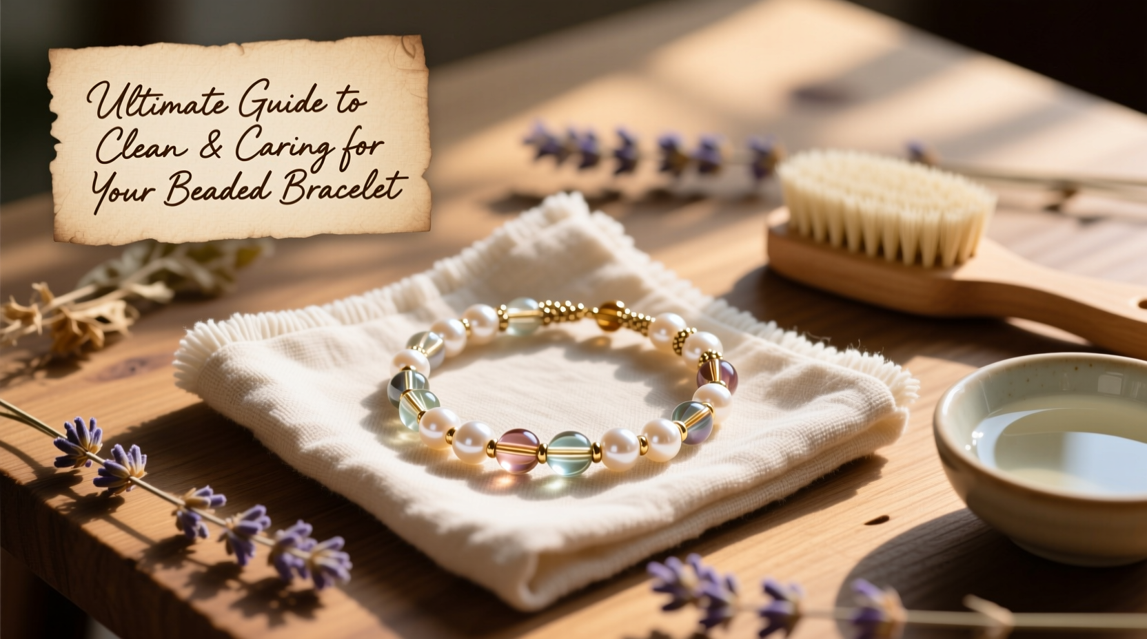 ultimate guide to cleaning and caring for your beaded bracelet to keep it stunning