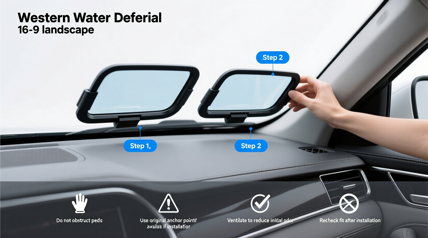 How to Choose Tinted Window Water Deflectors for Cars