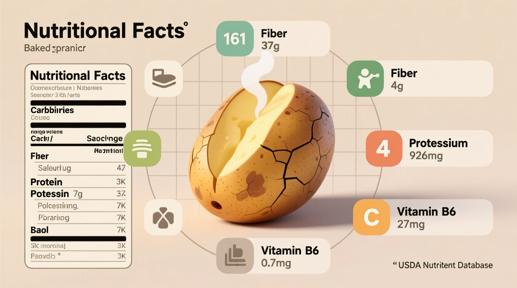 potato nutritional facts