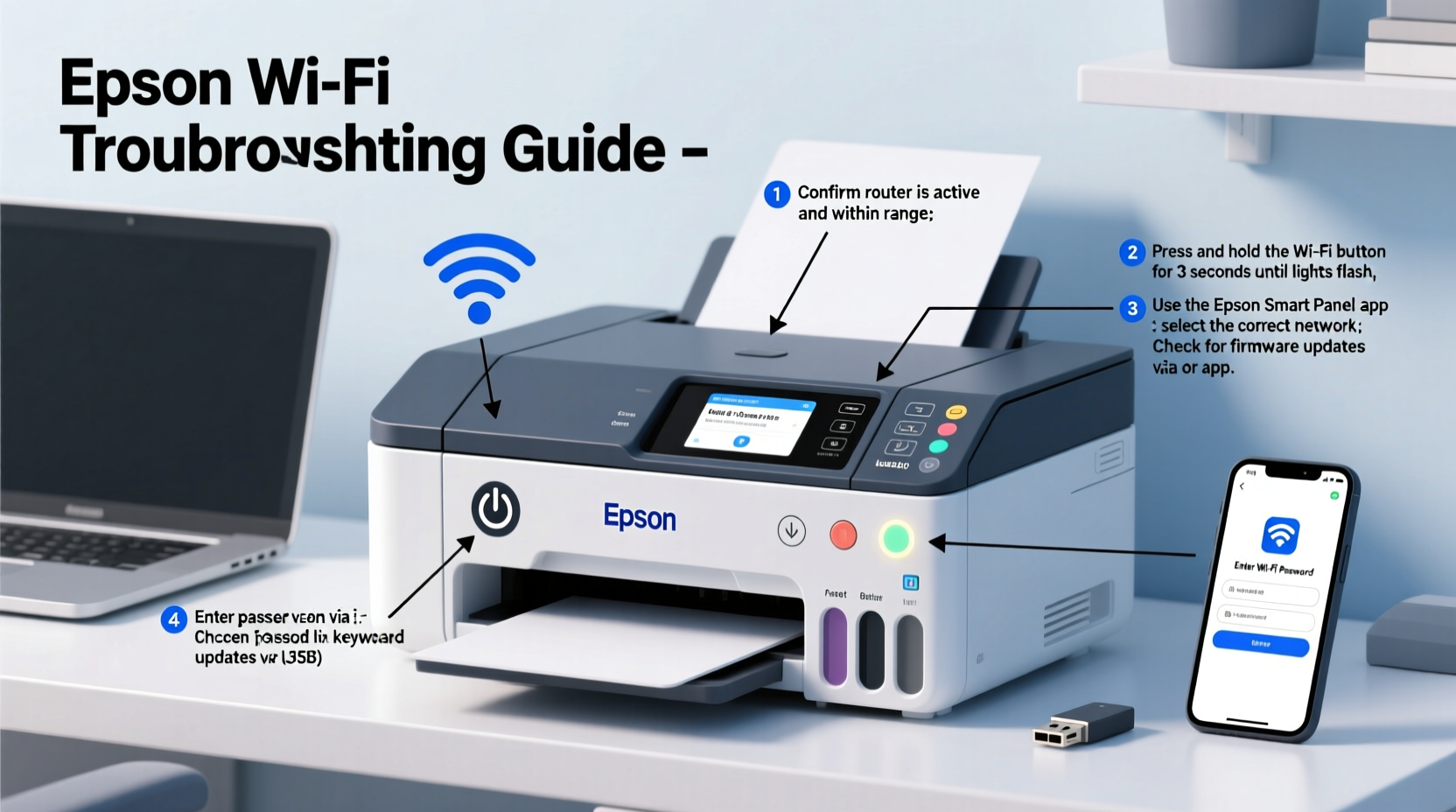 epson printer wont connect to wifi troubleshooting tips