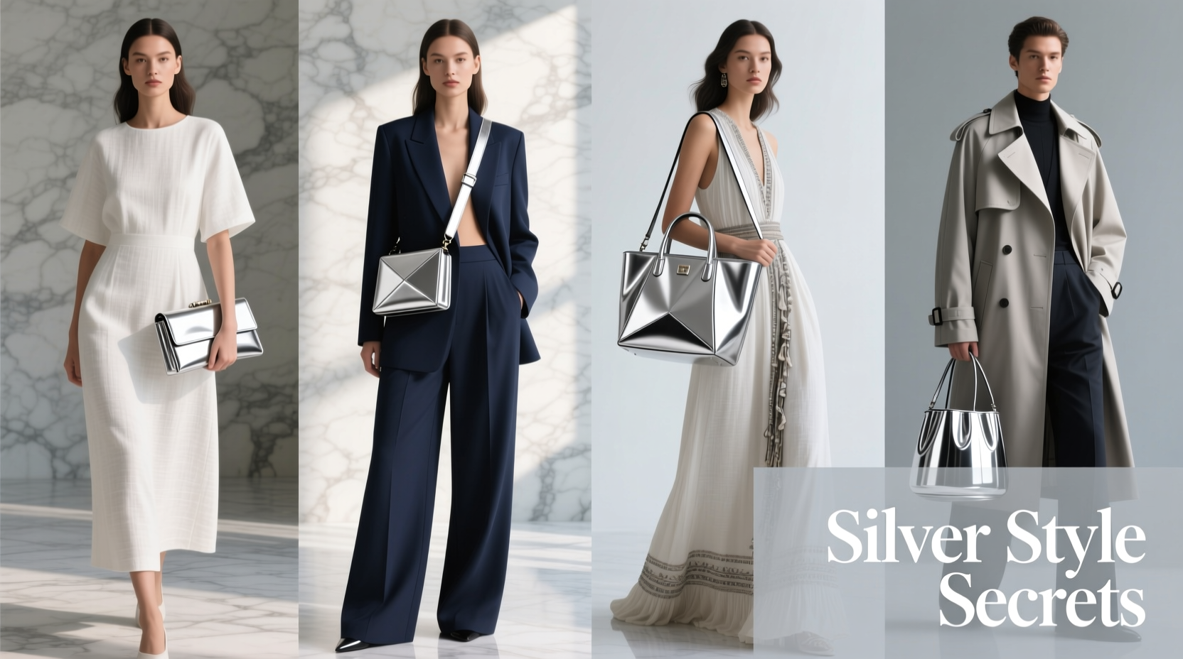 effortless style creative ways to incorporate silver bags into any wardrobe
