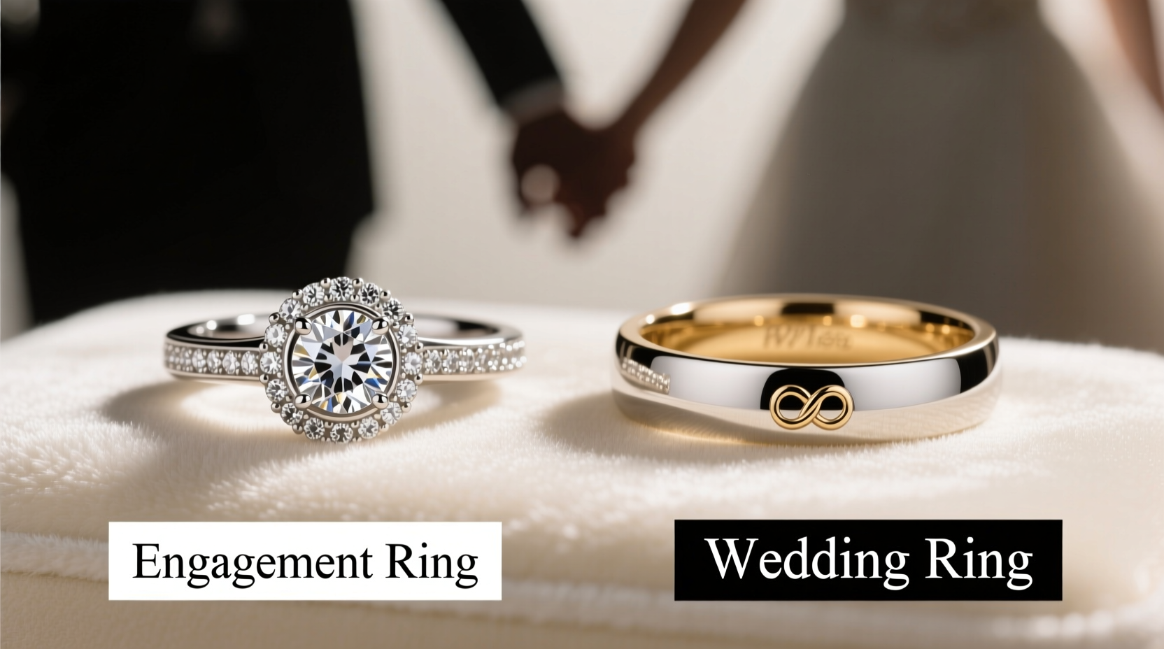 what is the difference between wedding ring and engagement ring