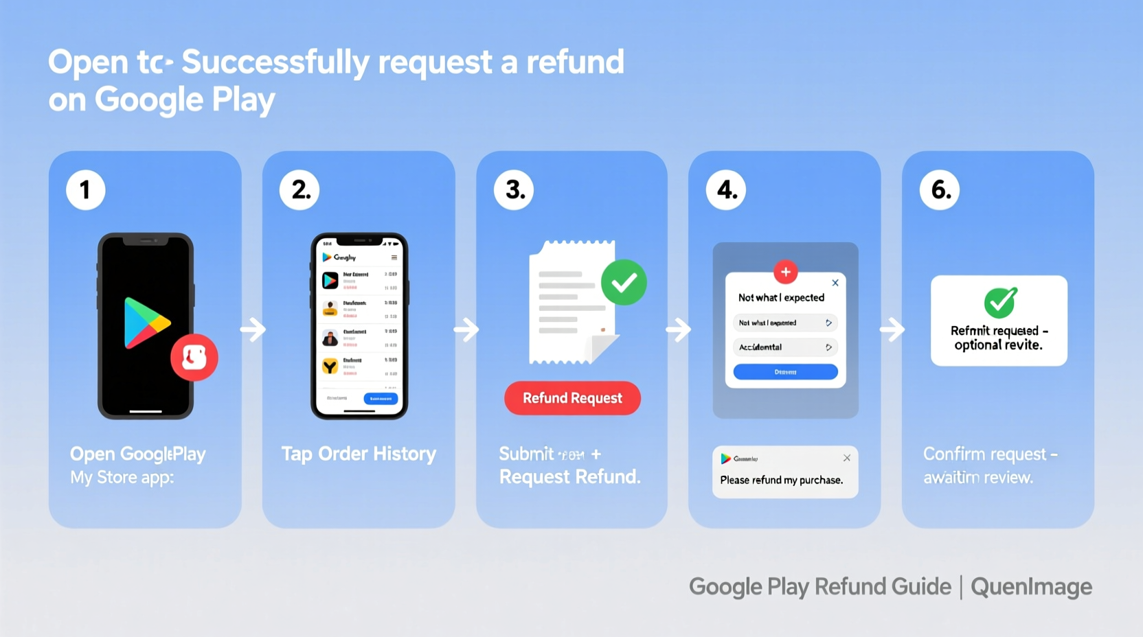 step by step guide to successfully requesting a refund on google play