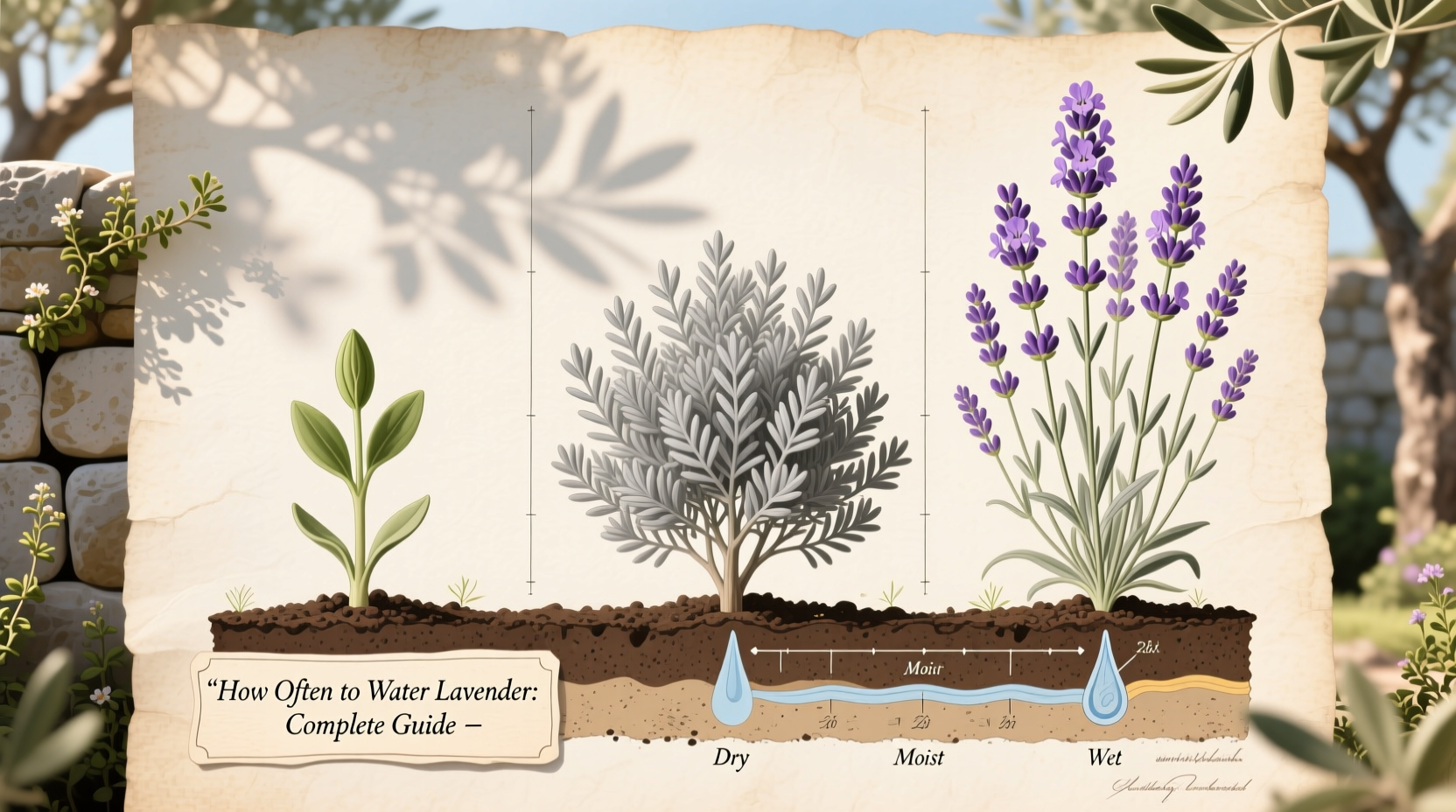 how often to water lavender