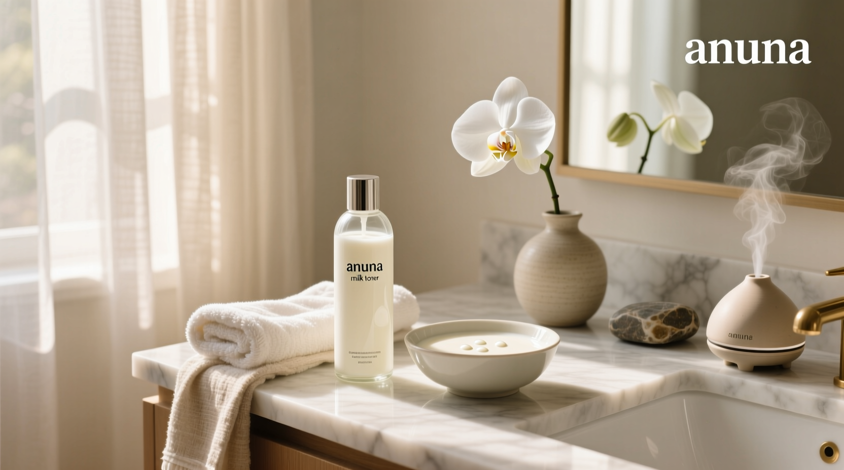 anua milk toner for glass skin