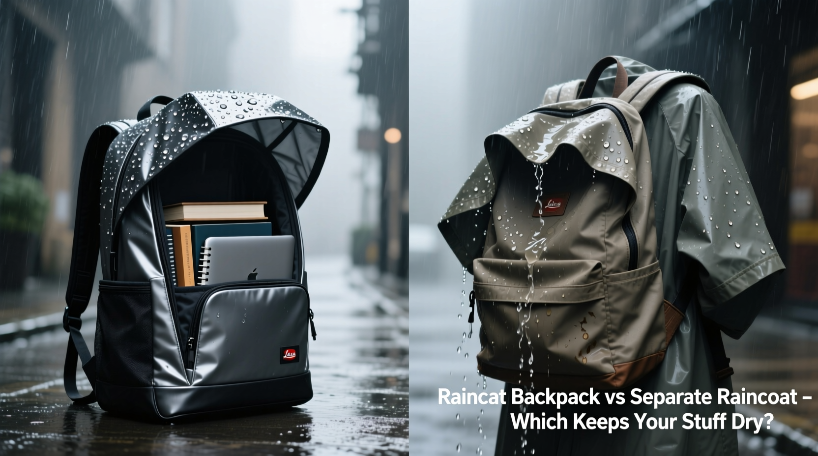raincoat backpack vs separate raincoat is one really better for keeping your stuff dry