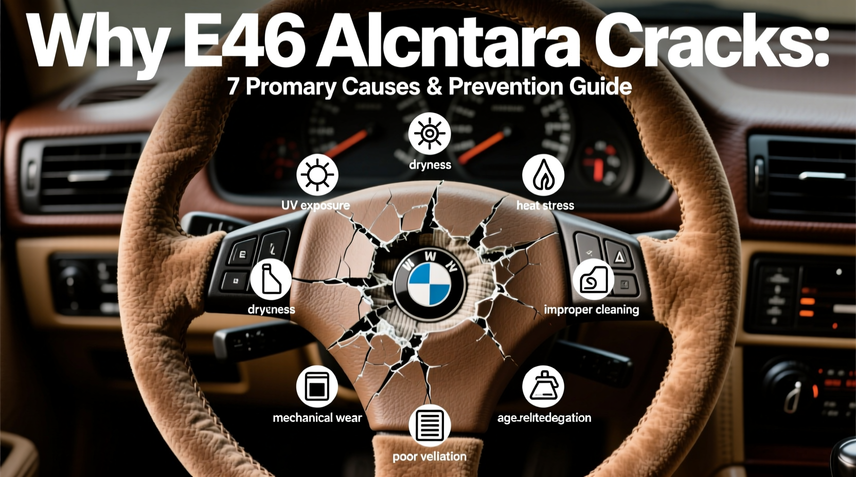 e46 alcantara cracking reasons