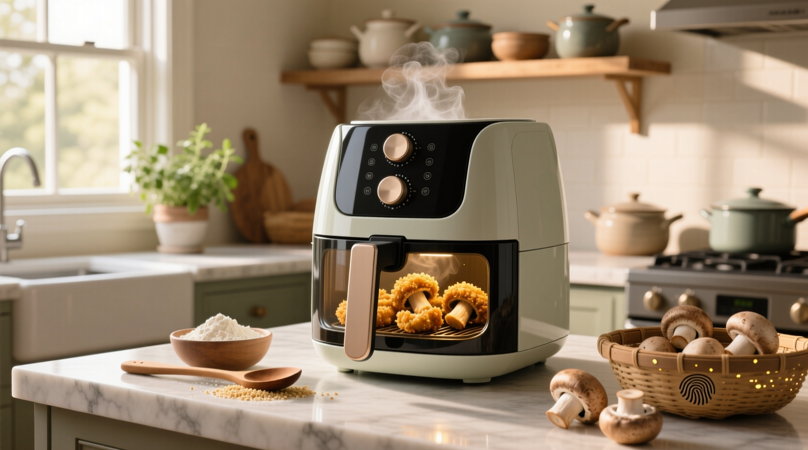 air fryer breaded mushrooms guide