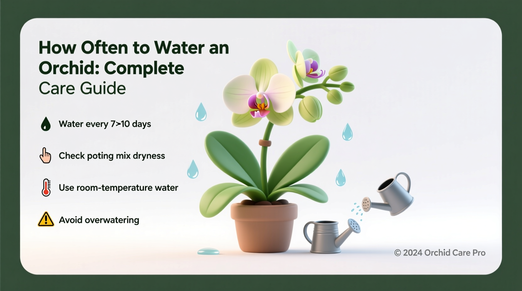 how often should i water an orchid