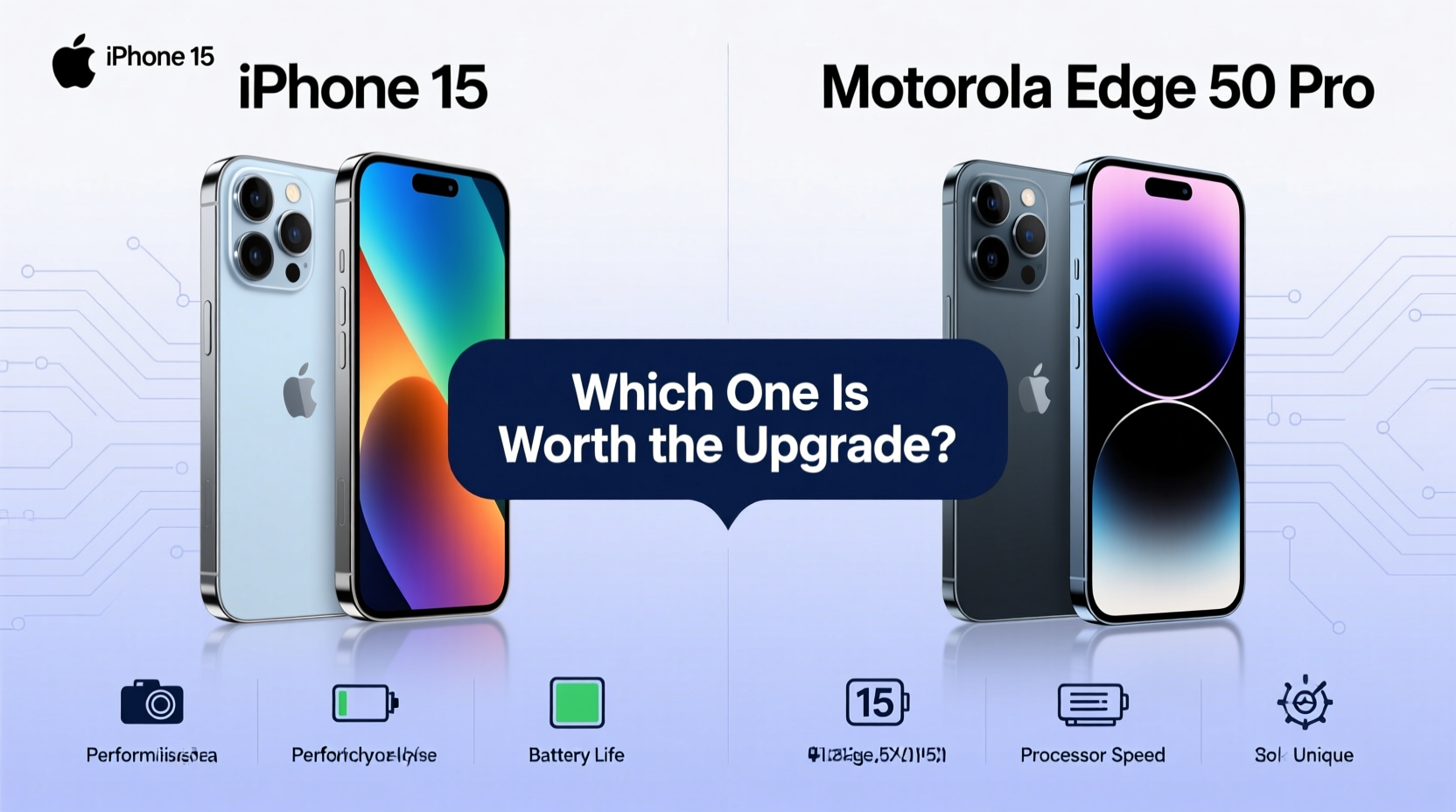 motorola vs iphone 15 which phone is actually worth the upgrade this year