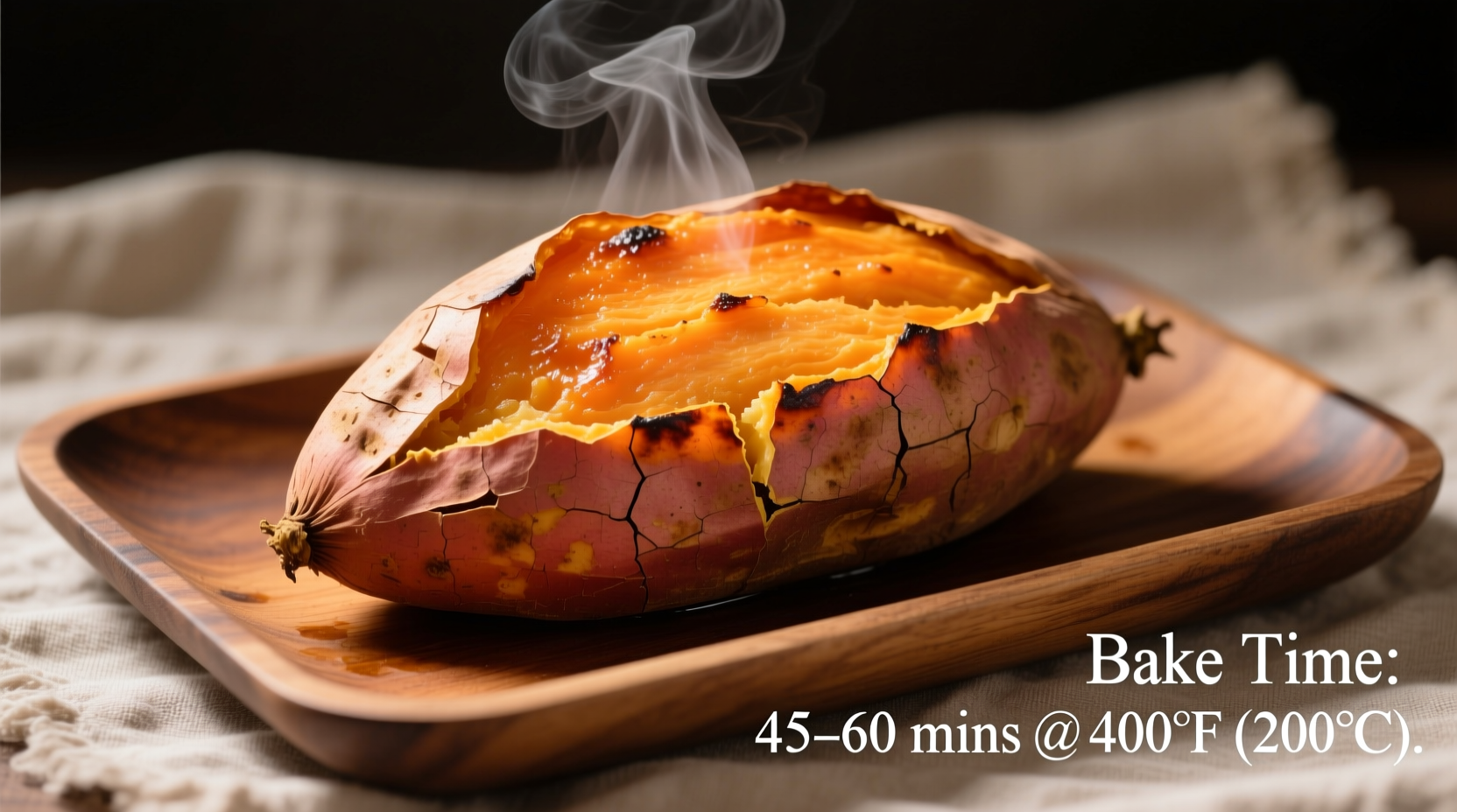 how long to bake a sweet potato in the oven