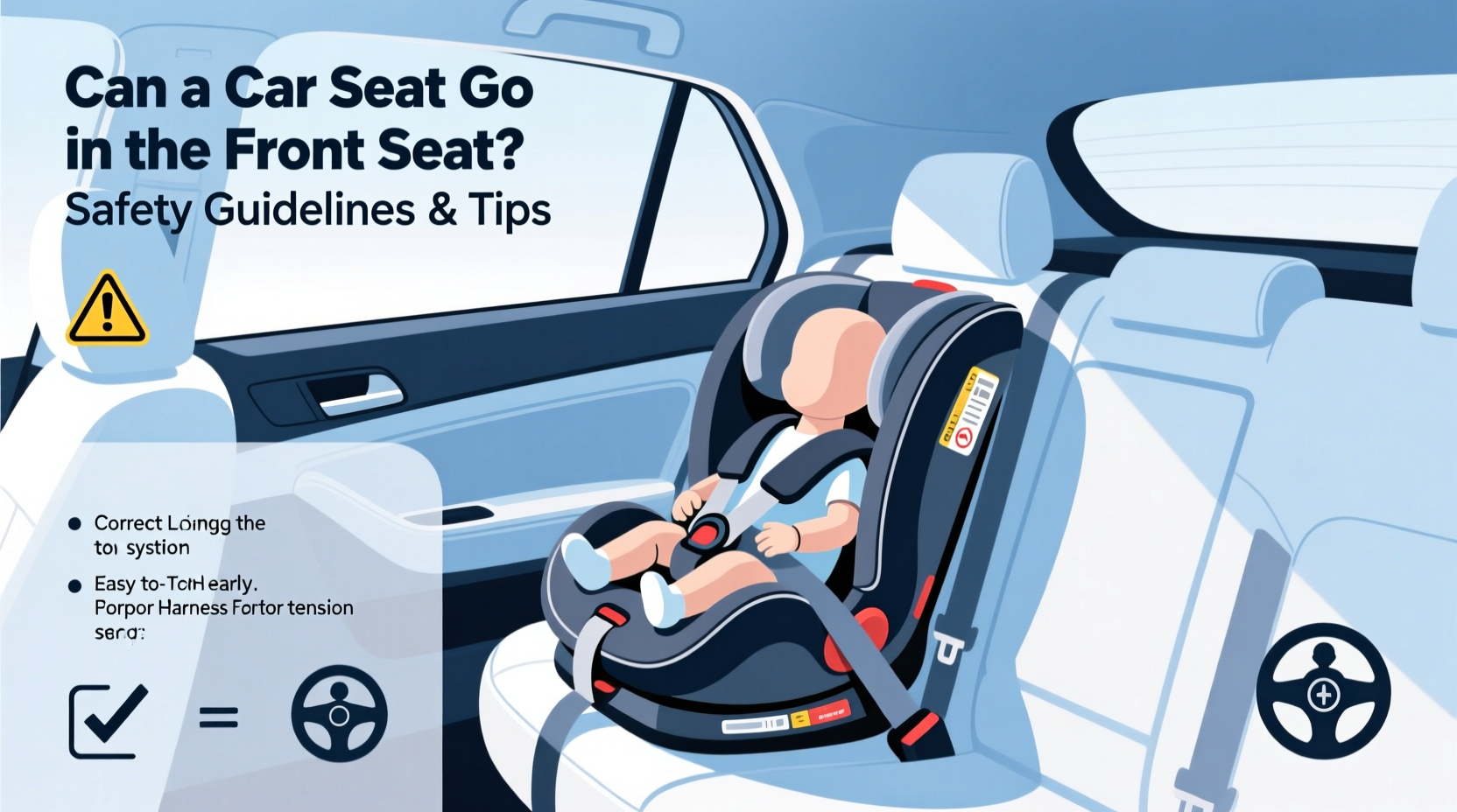 can car seat go in front seat