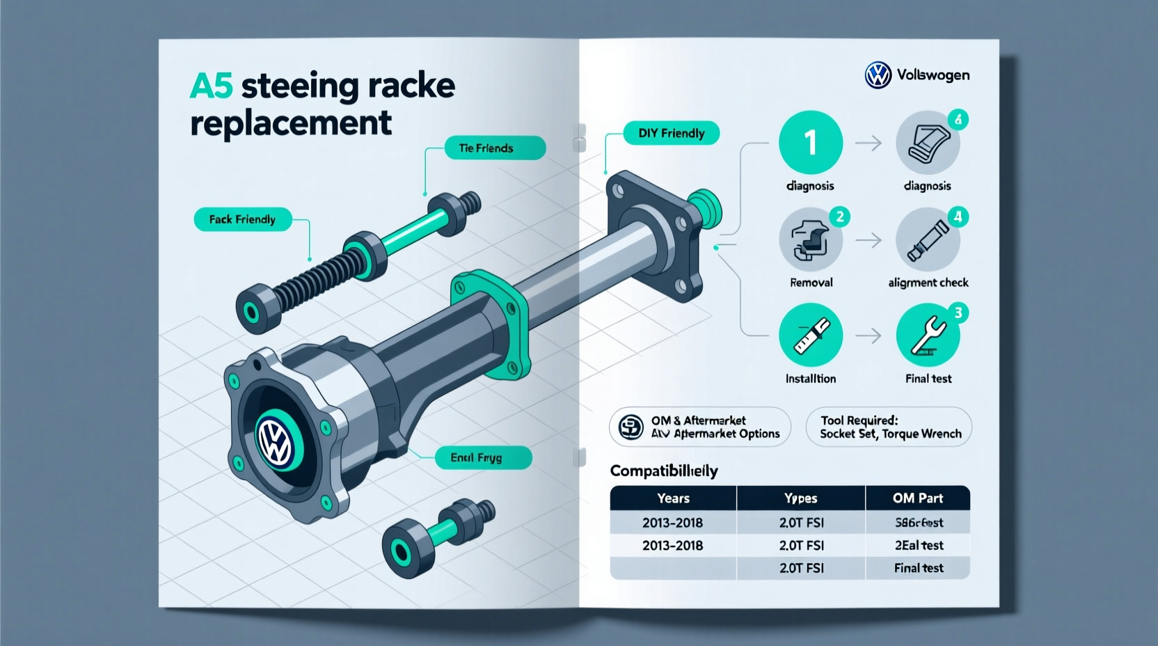 A5 Steering Rack Replacement: Cost, Steps & Compatibility Guide