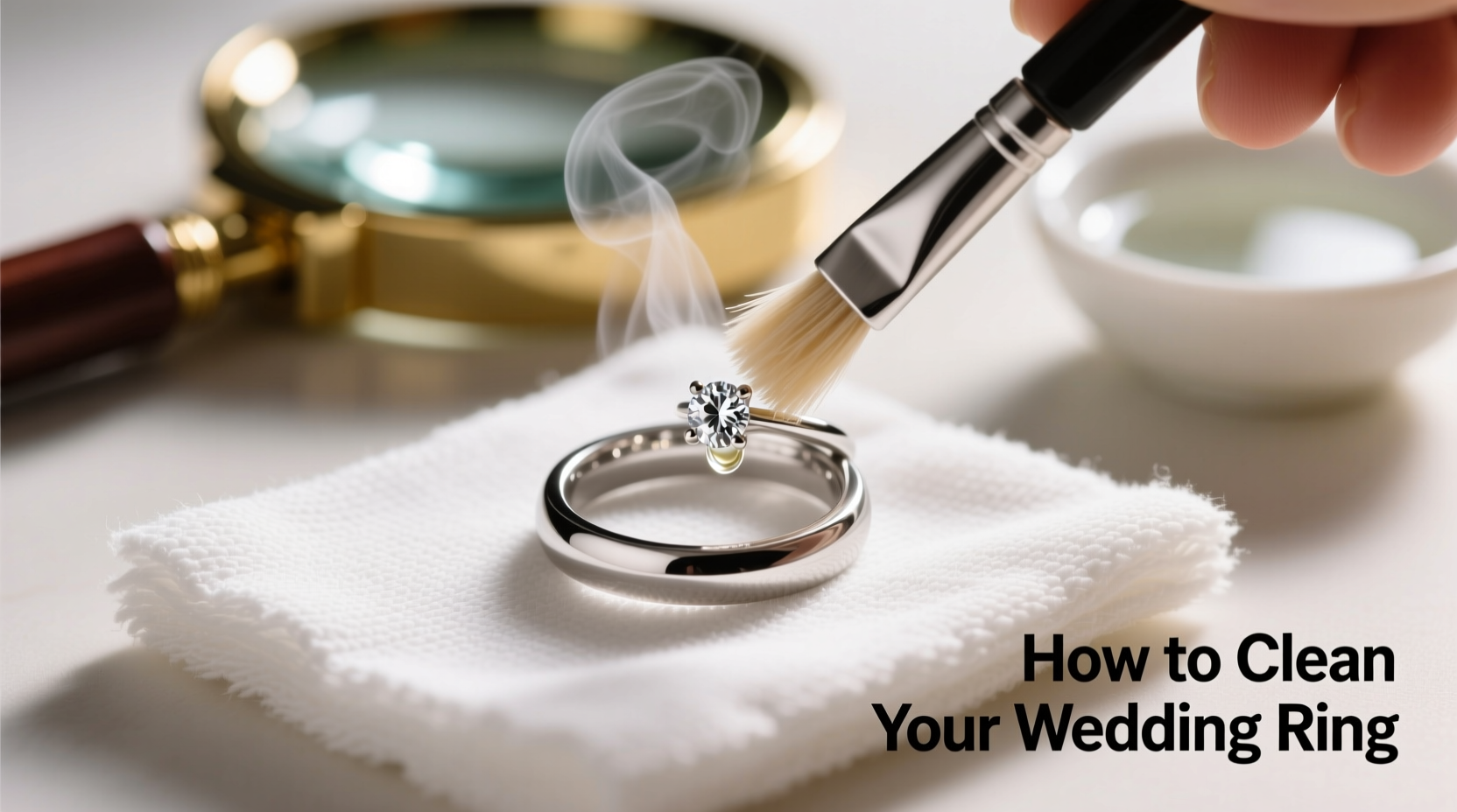 how to clean your wedding ring