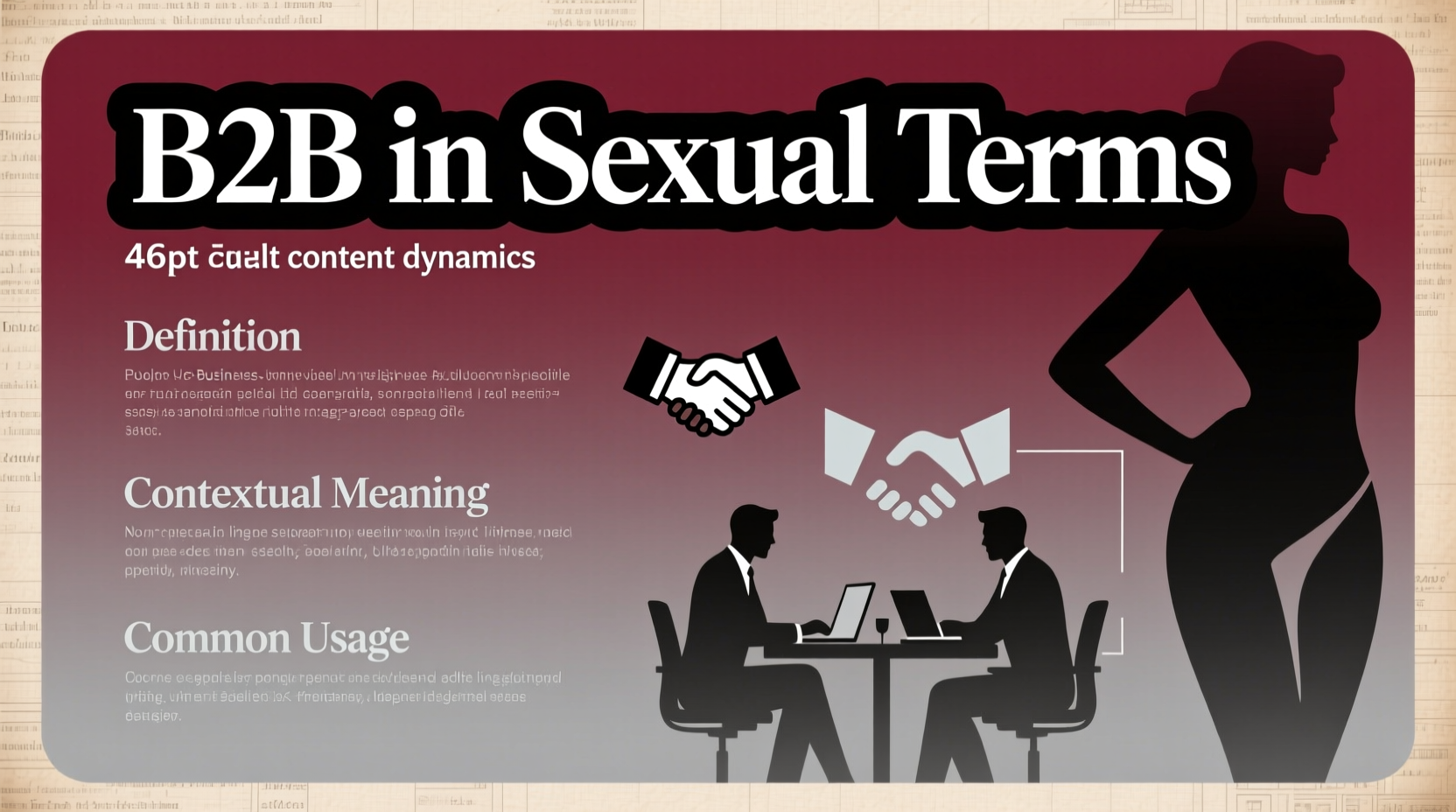 What Is B2B in Sexual Terms: A Clear Guide to Meaning and Context