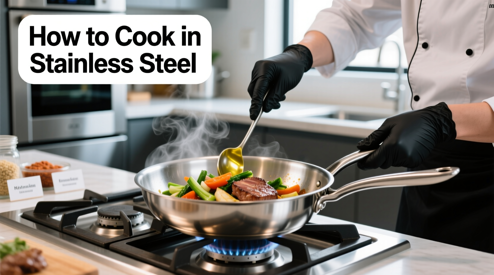 how to cook in stainless steel