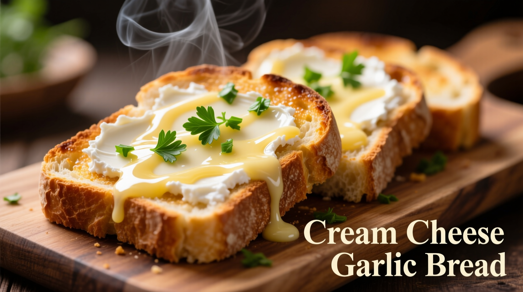 cream cheese garlic bread