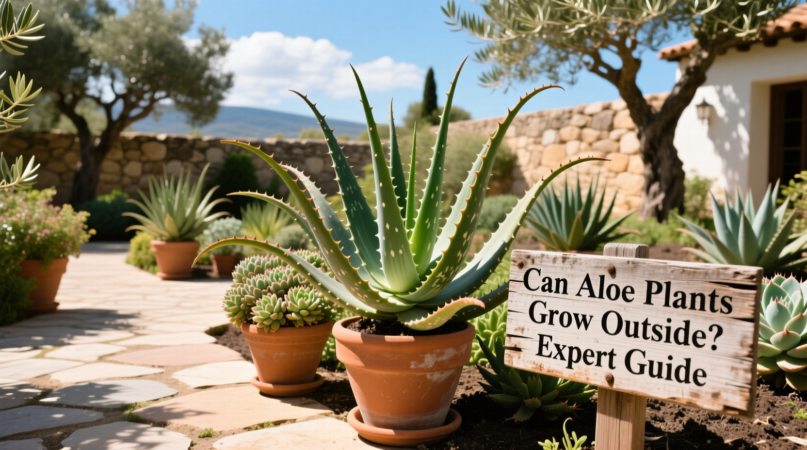 can aloe plants grow outside