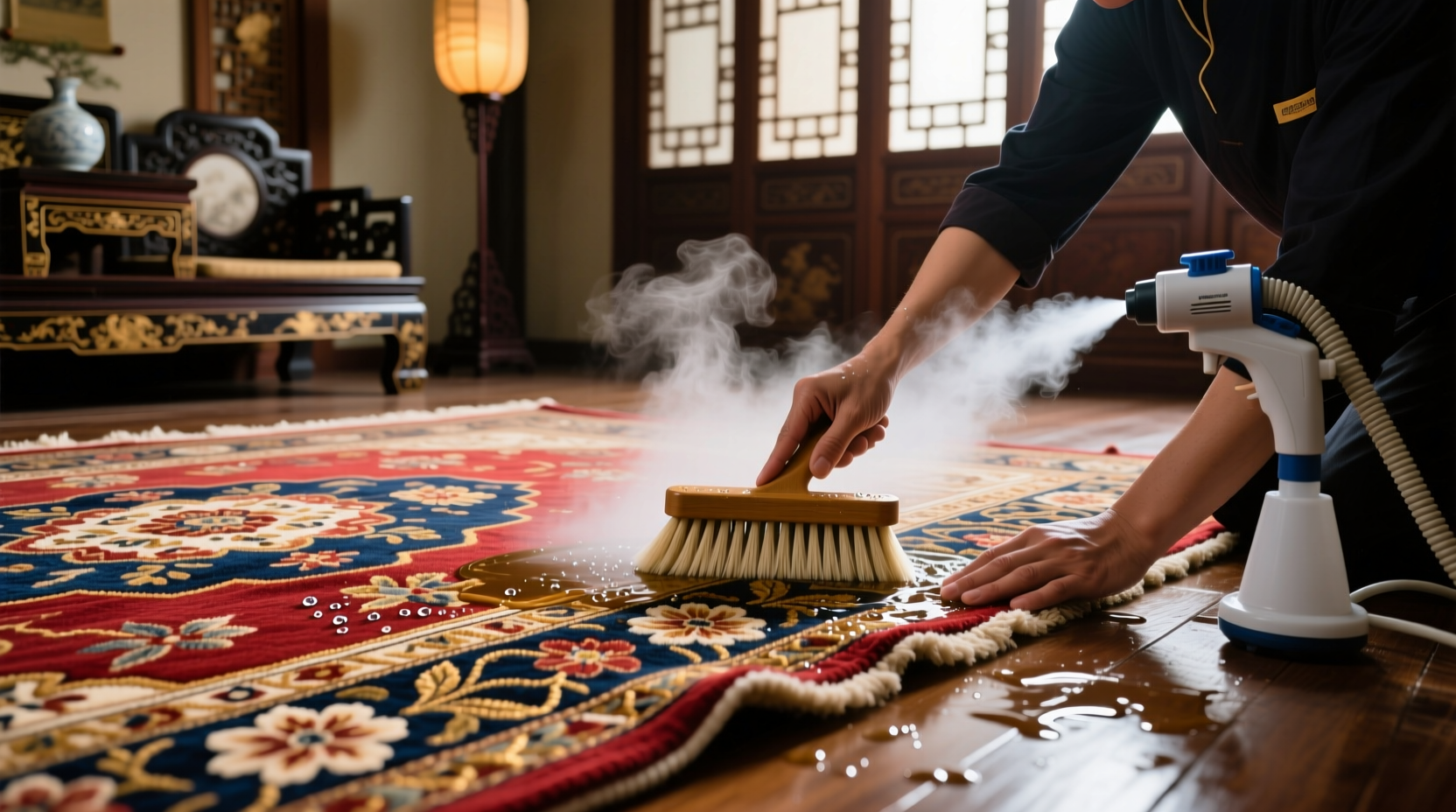 how to clean oriental rugs